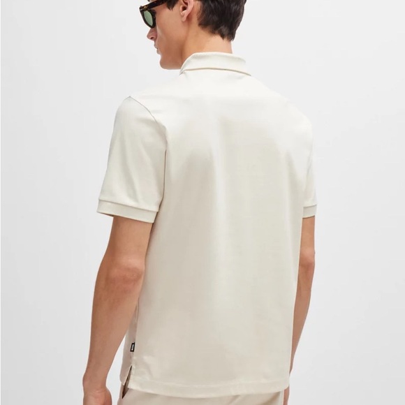 Hugo Boss slim-fitting polo shirt in mercerized interlock fabric - Picture 2 of 5